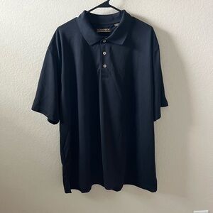 Cubavera Men’s Polo Shirt | XXL | Black | Collared | Like New